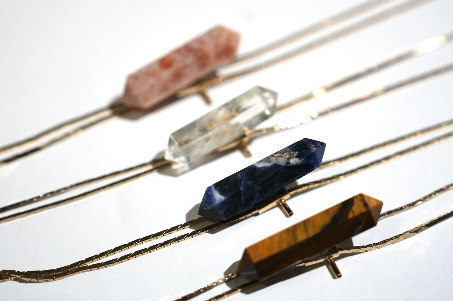 1960s Gold-plated Vintage Sunstone Bolo · GLOW