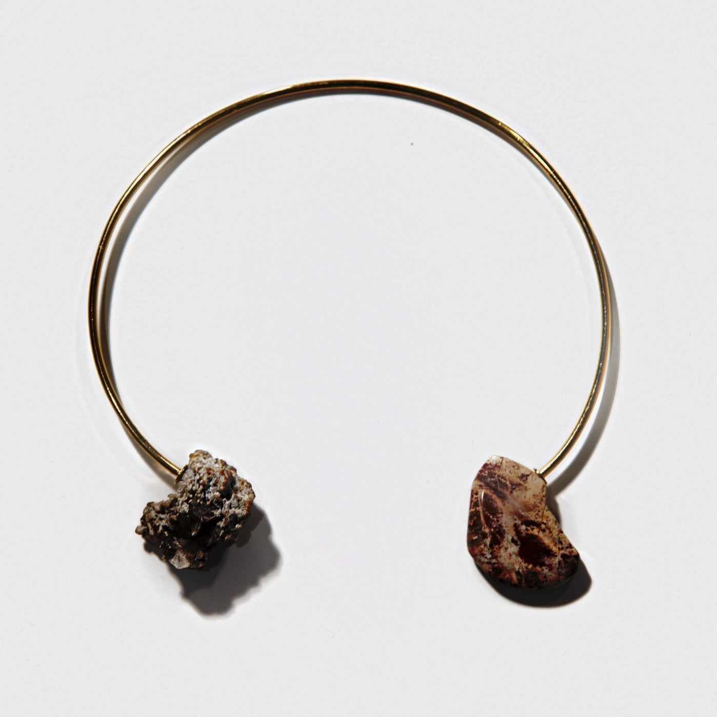 Don't think about it too much Collar · RESET · Red Jasper & Muscovite · 24k Gold-plated