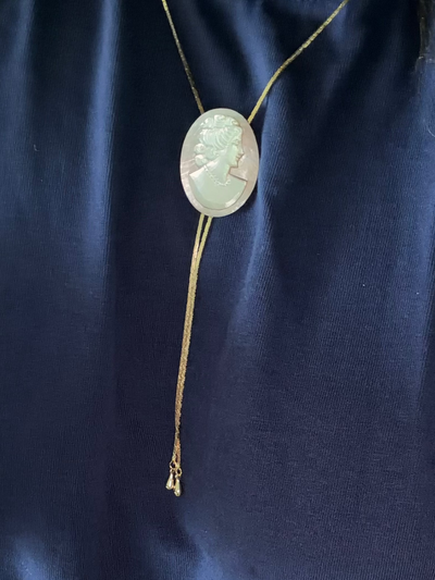 The Antique Cameo Bolo Tie