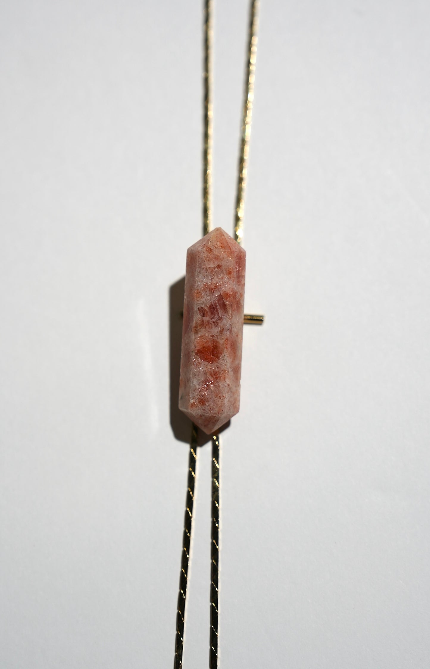 1960s Gold-plated Vintage Sunstone Bolo · GLOW