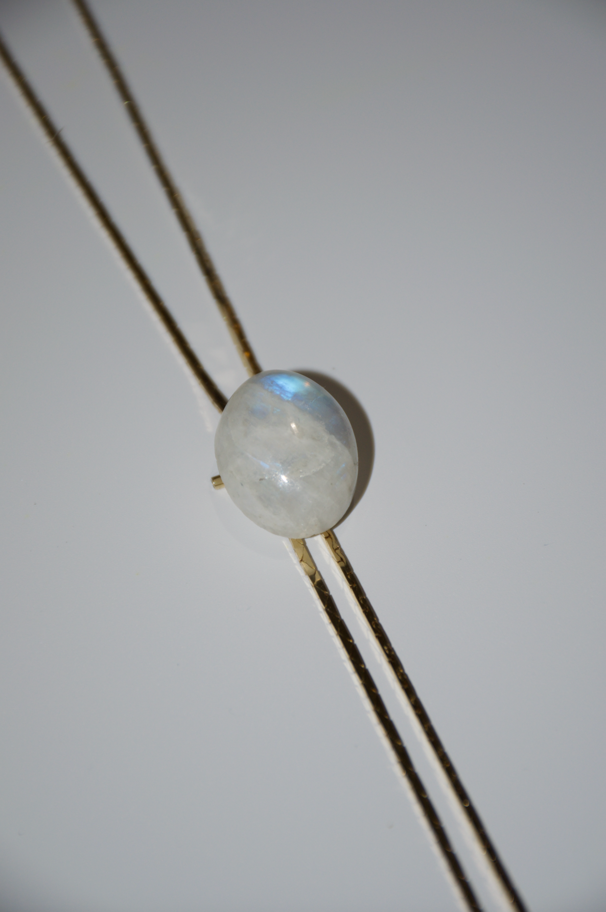 1960s Gold-plated Vintage Moonstone Bolo · LOVE