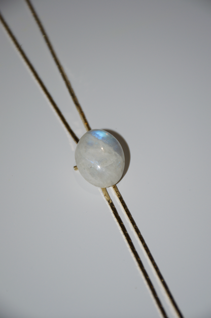 1960s Gold-plated Vintage Moonstone Bolo · LOVE