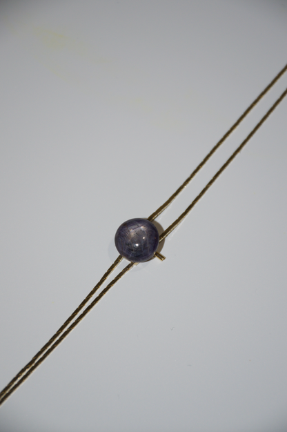 1960s Gold-plated Vintage Ruby Star Sapphire Bolo · LOVE