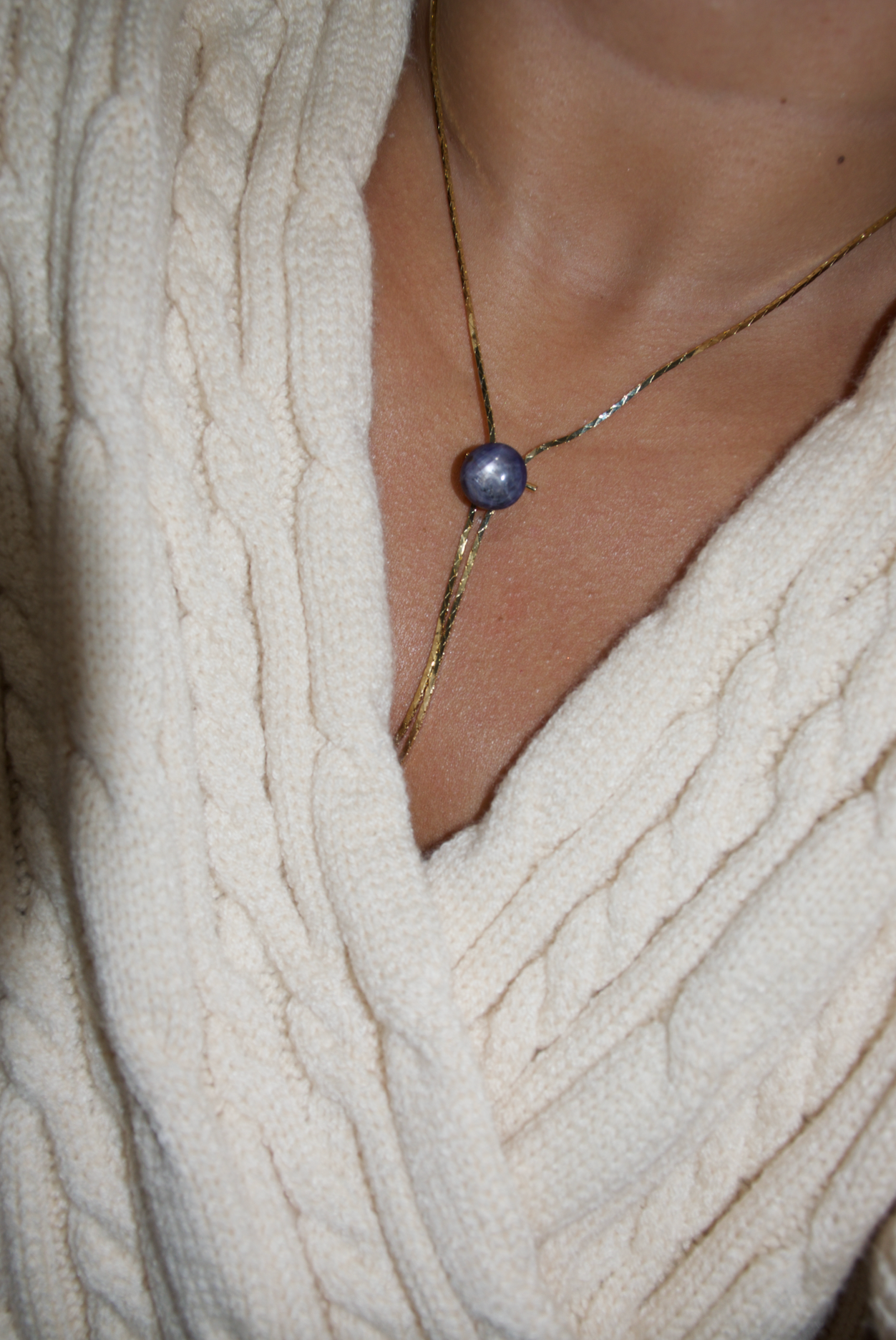 1960s Gold-plated Vintage Ruby Star Sapphire Bolo · LOVE