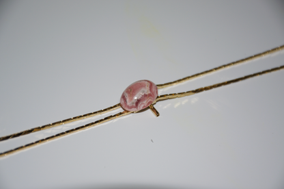 1960s Gold-plated vintage Rhodochrosite · LOVE