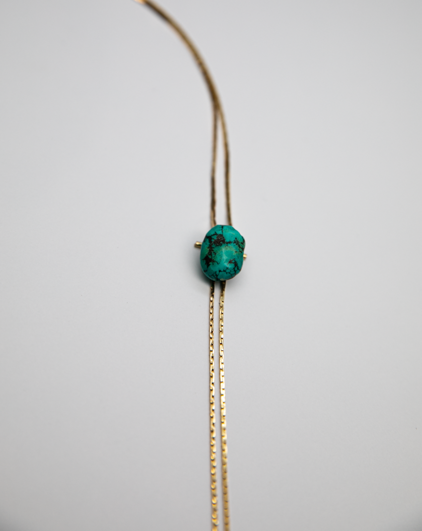 1960s Gold-plated Turquoise Bolo · RESET