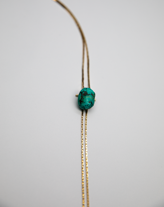 1960s Gold-plated Turquoise Bolo · RESET