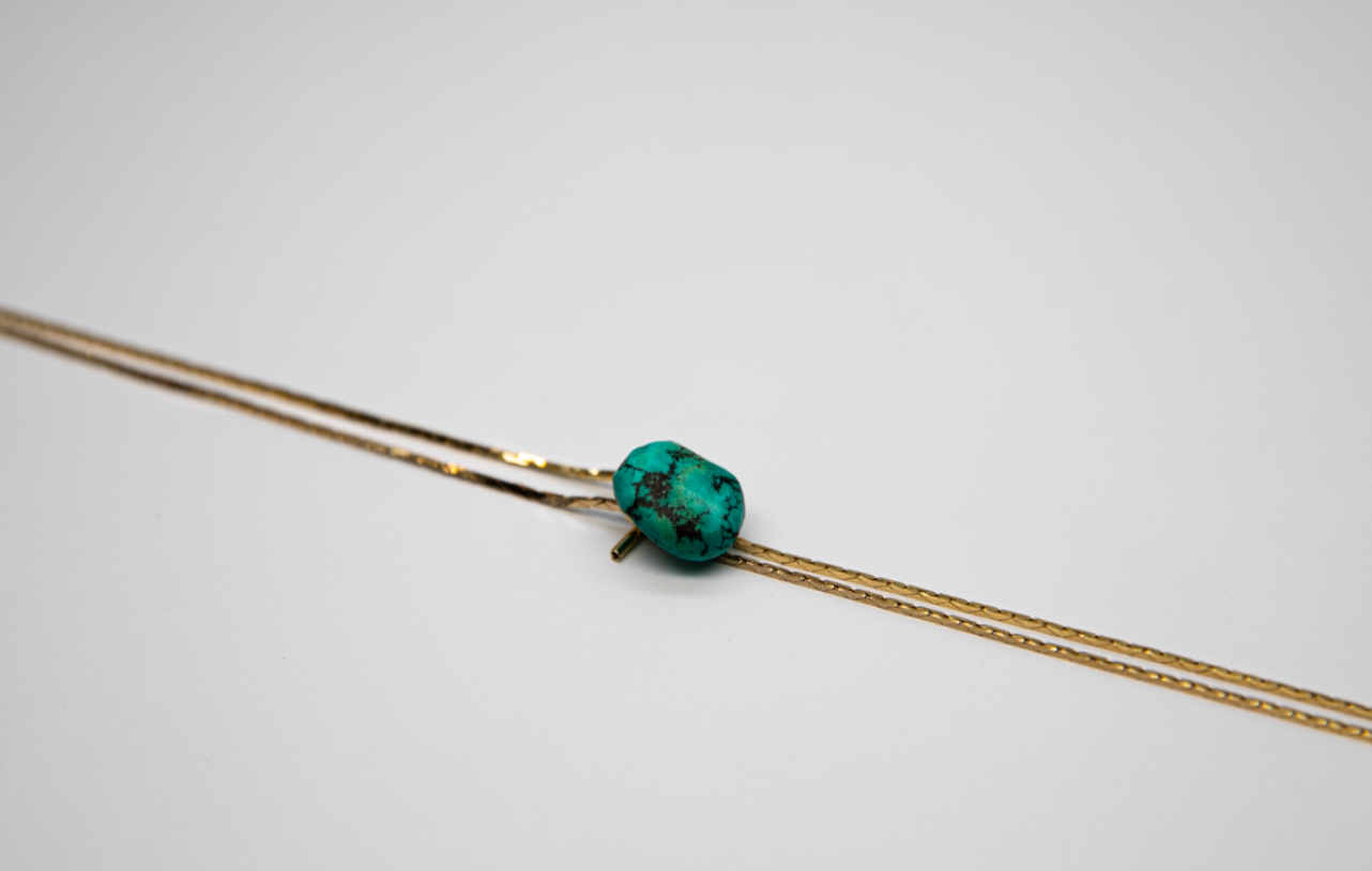 1960s Gold-plated Turquoise Bolo · RESET