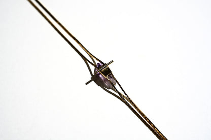 1960s Gold-plated Vintage Amethyst Bolo · HEAL