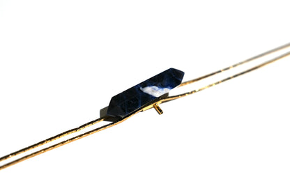 1960s Gold-plated Vintage Sodalite Bolo · RESET