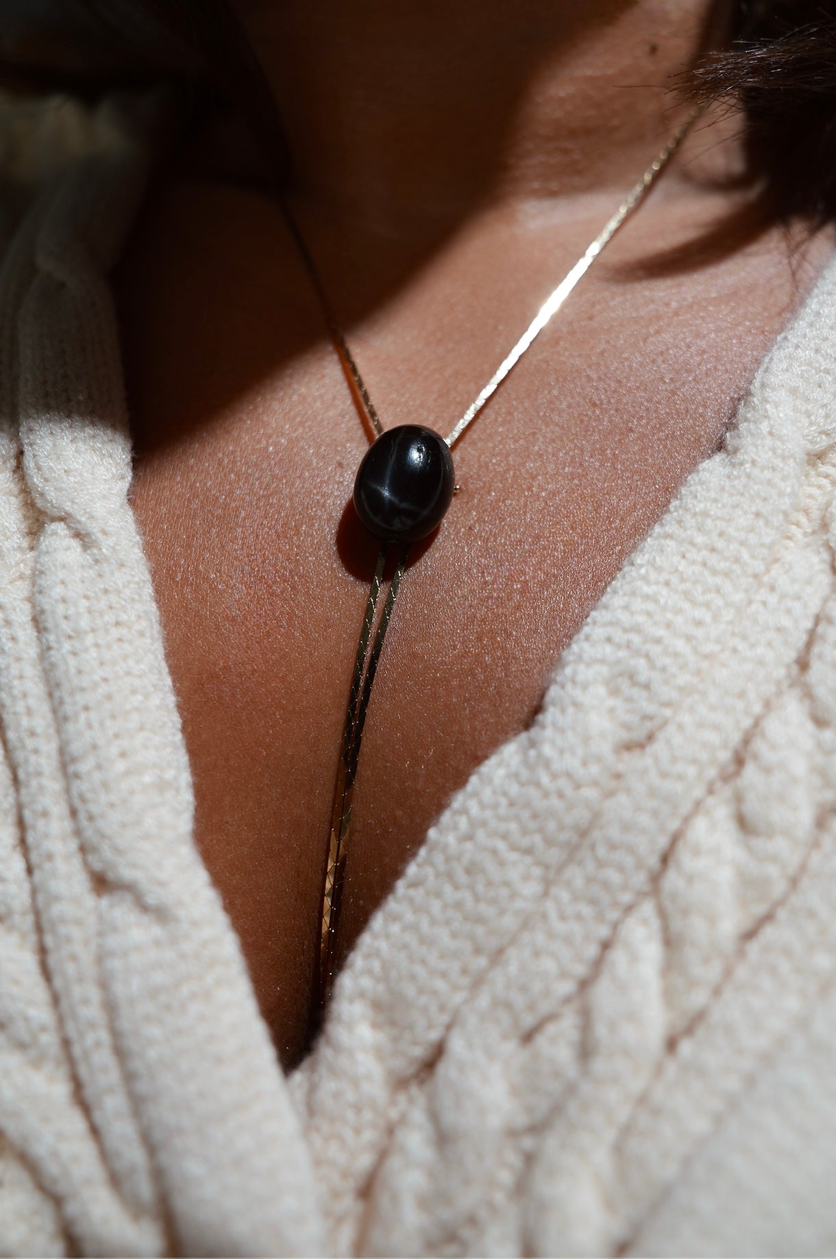 1960s Gold-plated Vintage Star Diopside Bolo · HEAL