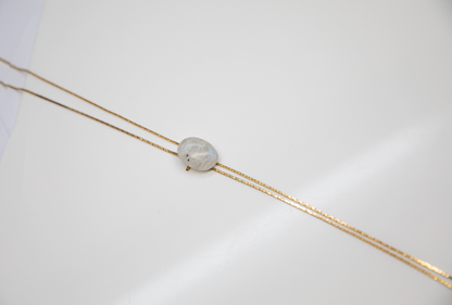 1960s Gold-plated Vintage Moonstone Bolo · LOVE
