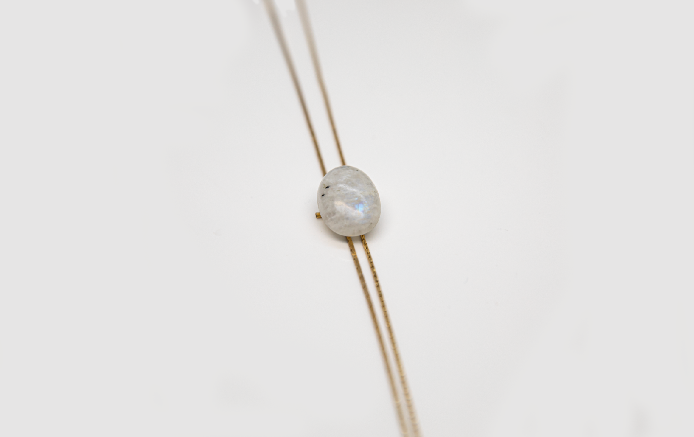 1960s Gold-plated Vintage Moonstone Bolo · LOVE