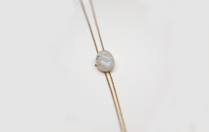 1960s Gold-plated Vintage Moonstone Bolo · LOVE